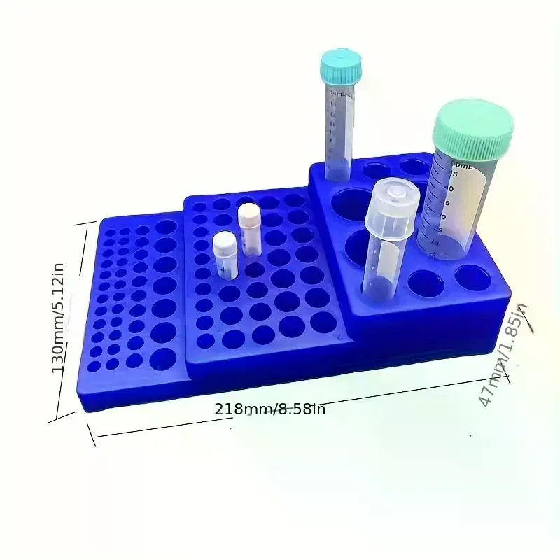 Lab Centrifuge Tube Rack 0.2–50ml | PP Test Tube Holder Lab Tube Rack QXL