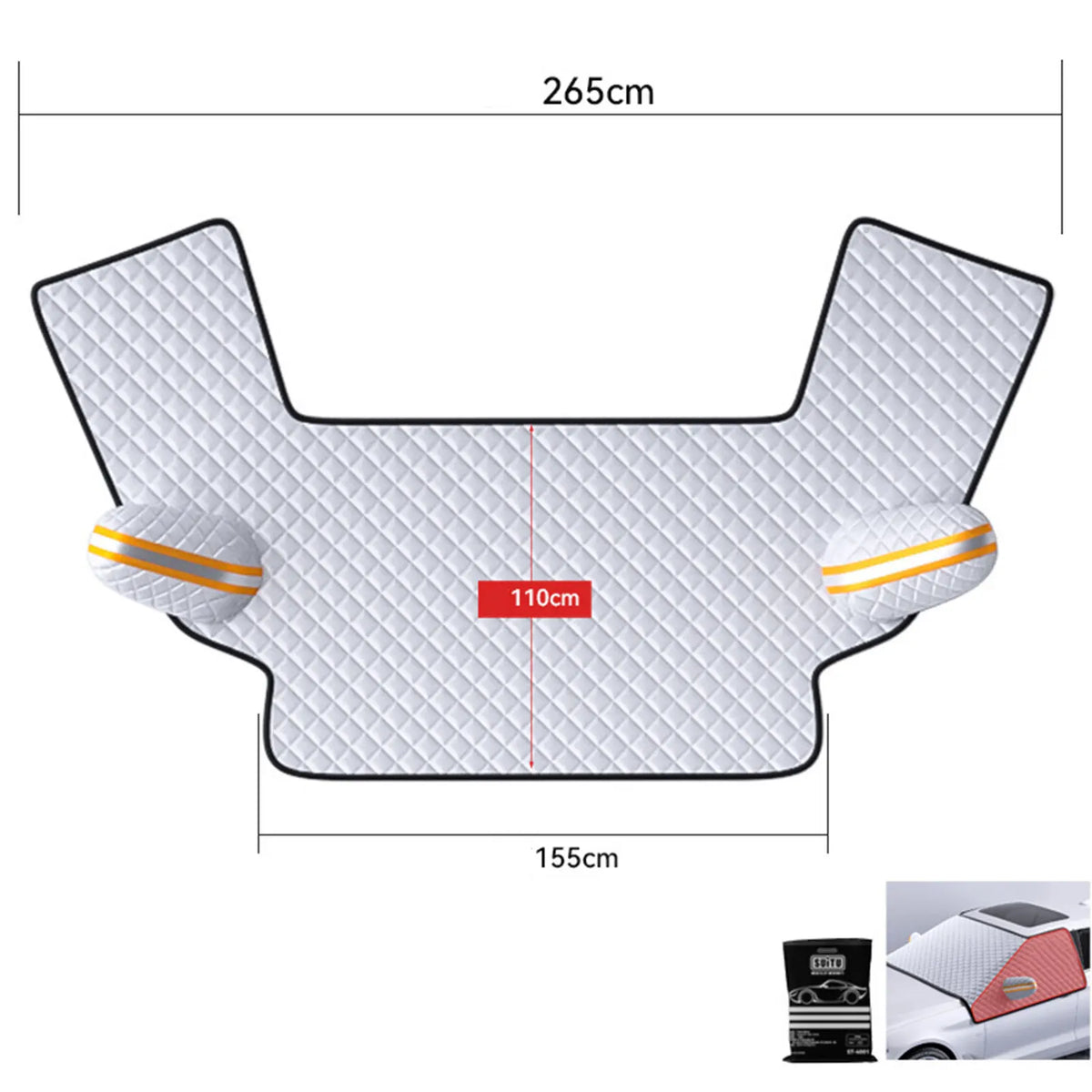 Car Windshield Cover – Snow, Ice, Frost & UV Sun Protector Car Windshield Cover QXL