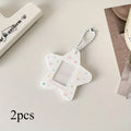 EVA Star-Shaped Card Holder | Transparent Photo & ID Pouch Card Holder Case QXL White