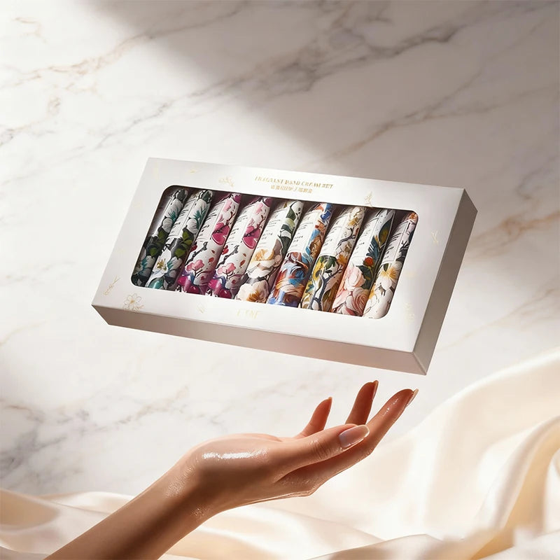 Fragrant Hand Cream Gift Set | 24H Moisturizing Combo Hand Cream Set QXL