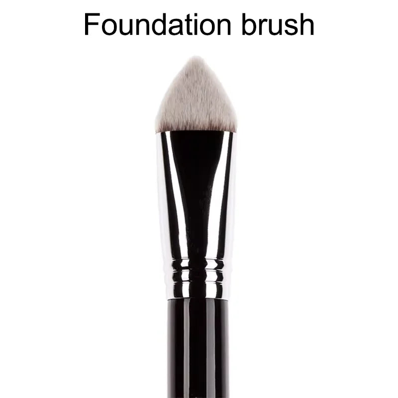 MOZHOU Kabuki Foundation Brush | Vegan Angled Synthetic Bristles Kabuki Foundation Brush QXL