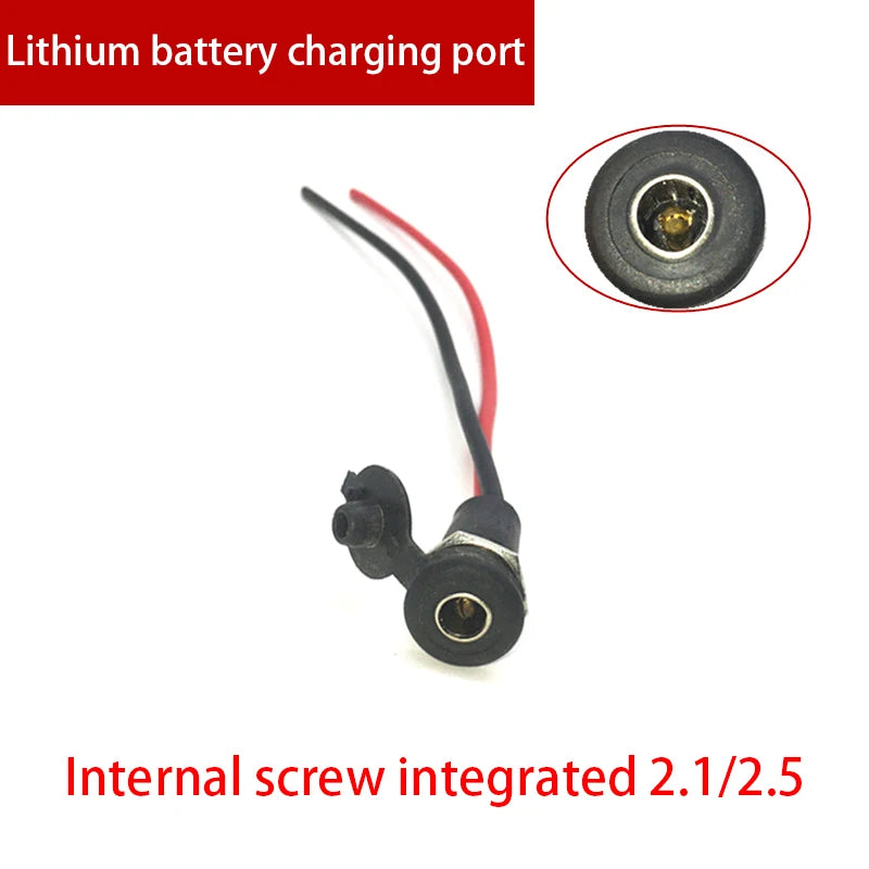 DC 2.1/2.5mm E-Bike Battery Charger Connector Plug Adapter Battery Charger Connector QXL