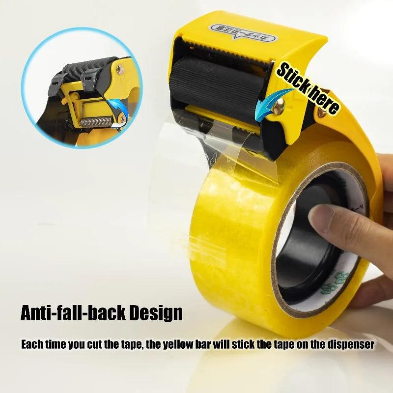 Heavy-Duty Metal Tape Gun Dispenser | Safety Blade Cover 5cm Tape Gun Dispenser QXL