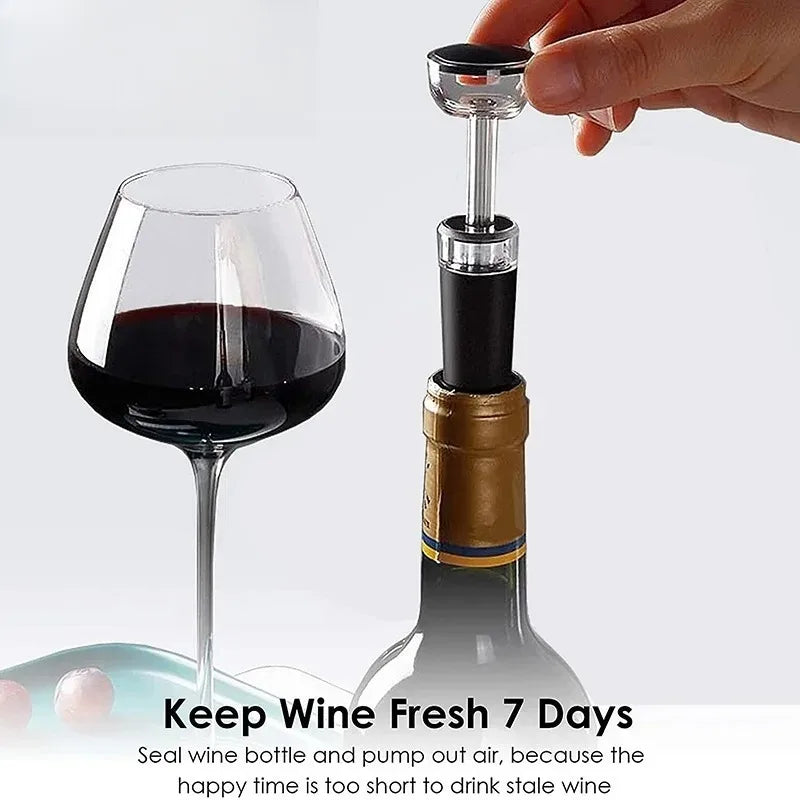 Vacuum Wine Bottle Stopper – Airtight Freshness Sealer Wine Bottle Stopper QXL