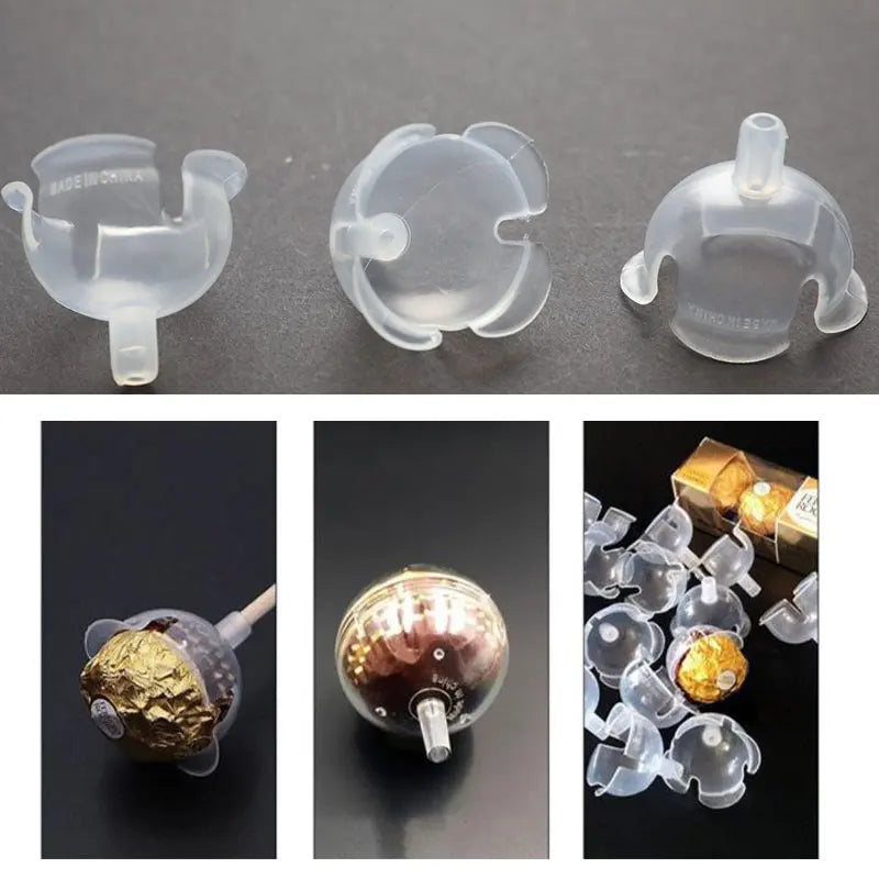 50-Pack Chocolate Ball Holders | DIY Candy Bouquet Base DIY Craft Supplies QXL