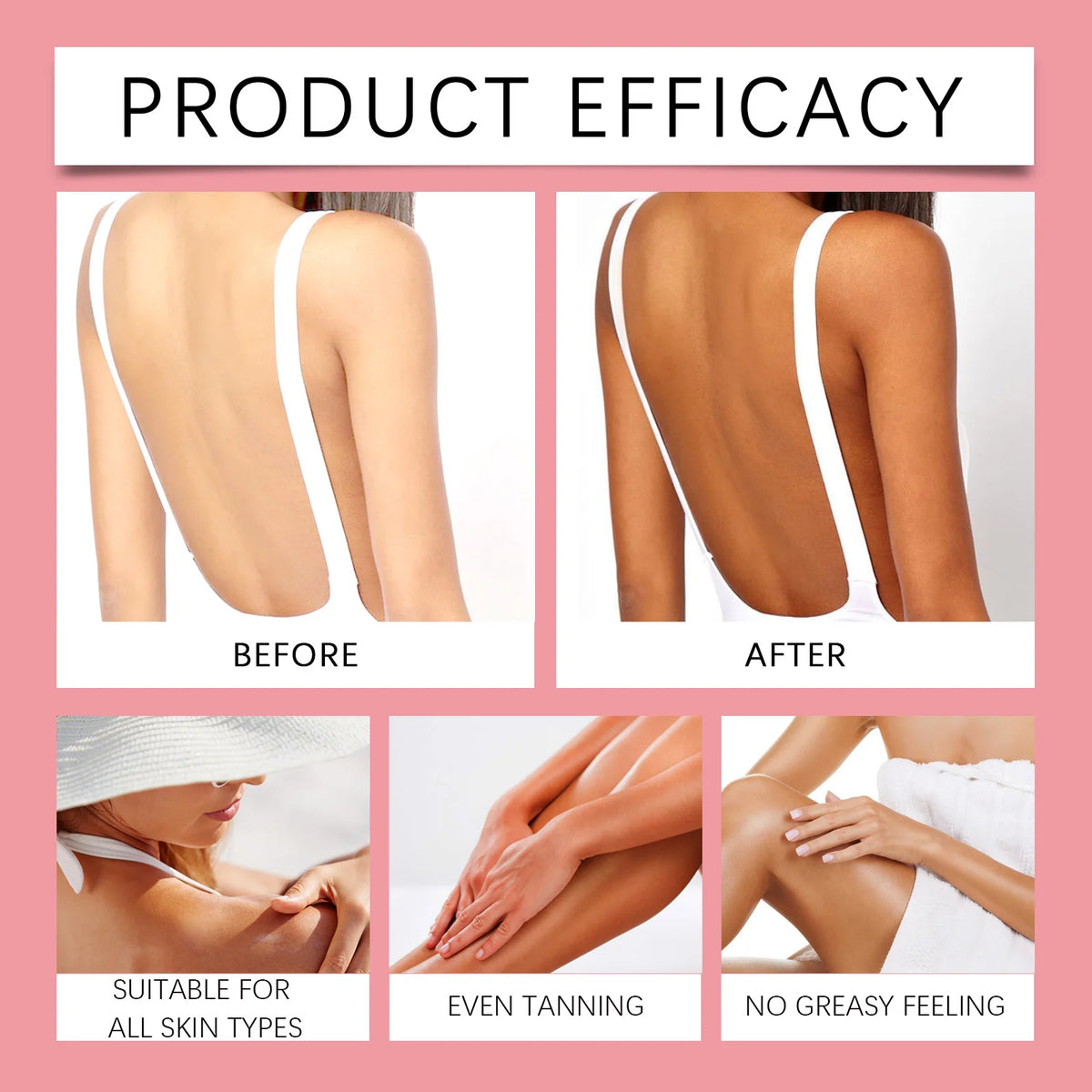 OceAura Self Tanner Bronzing Cream | Sunless Tan 100ml Self Tanning Cream QXL