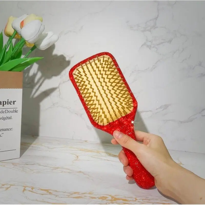 Diamond Bamboo Air Cushion Comb | Smooth Hair Styling Air Cushion Hair Comb QXL