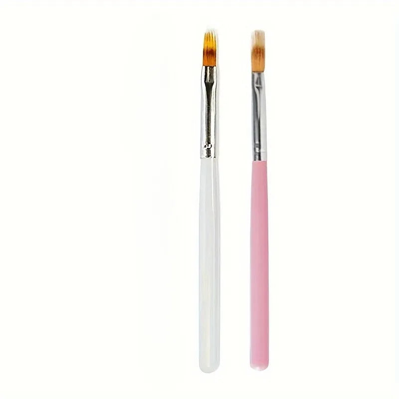 Gradient Nail Art Brush Set – Flower & Detail Pen | 1-2 Pcs Nail Art Brush QXL