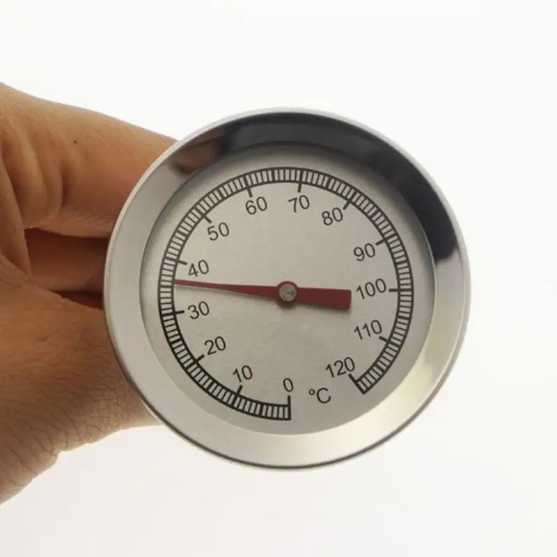 Long Stem Stainless Steel Dial Thermometer 0–120°C Kitchen Dial Thermometer QXL