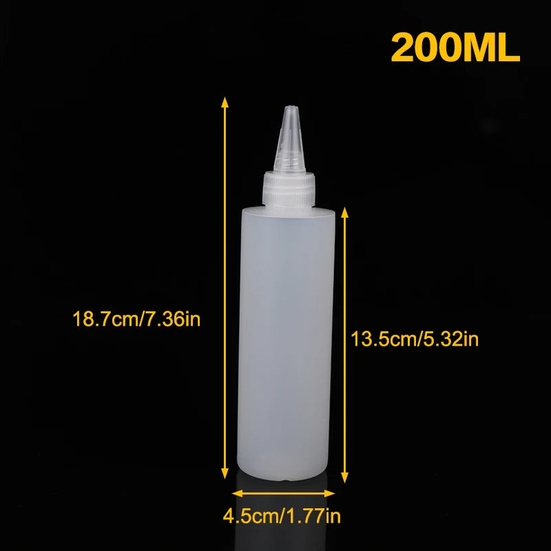 Empty Plastic Squeeze Dropper Bottles with Screw Cap 10–1000ml Squeeze Dropper Bottle QXL 200ml
