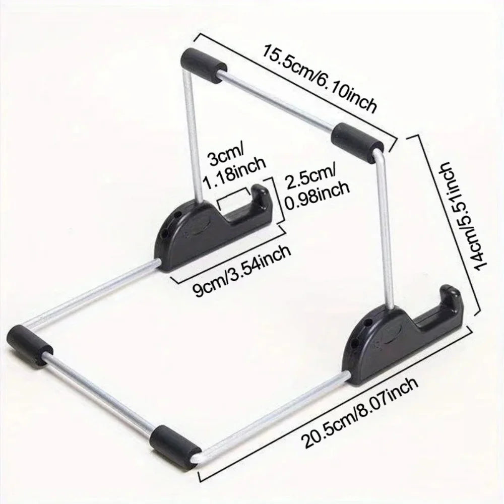 Foldable Aluminum Tablet Stand | Adjustable iPad & Laptop Holder Tablet Stand QXL