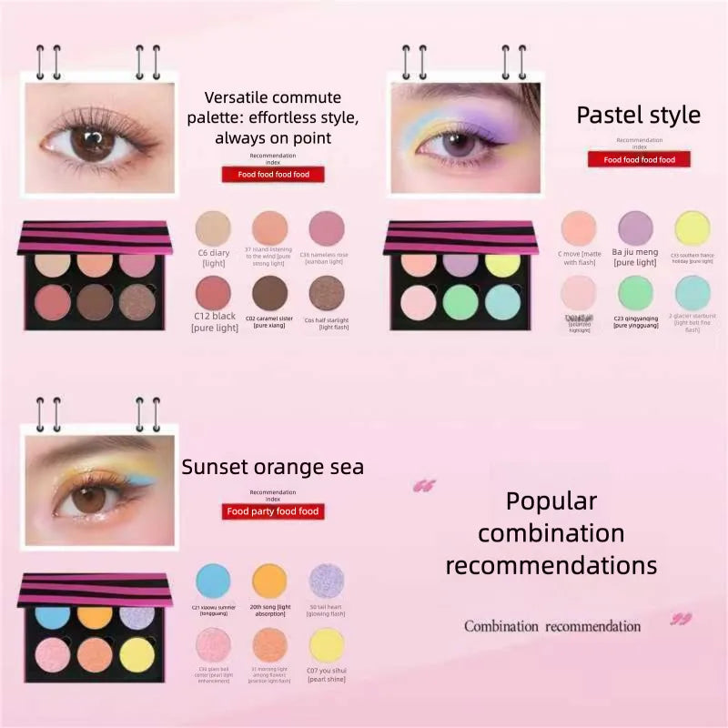 Magnetic Single Eyeshadow | Shimmer Polarized Highlighter Shimmer Eyeshadow QXL