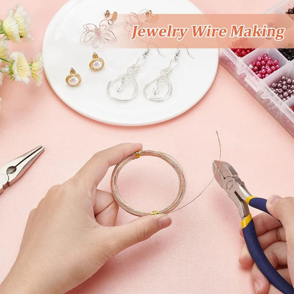 23 Gauge Half Round Bare Copper Wire 0.6mm – 20 Ft Crafts Craft Beading Wire QXL