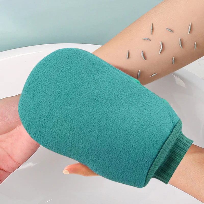 Loofah Exfoliating Shower Glove | Body Scrub & Deep Cleanse Exfoliating Shower Glove QXL