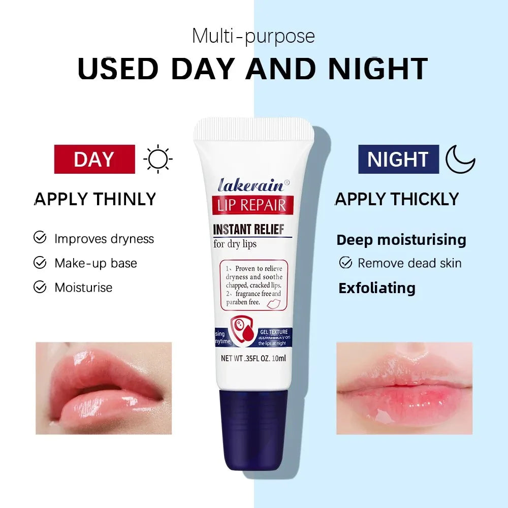 Lakerain Moisturizing Lip Repair Cream | Liquid Balm & Base Lip Repair Balm QXL