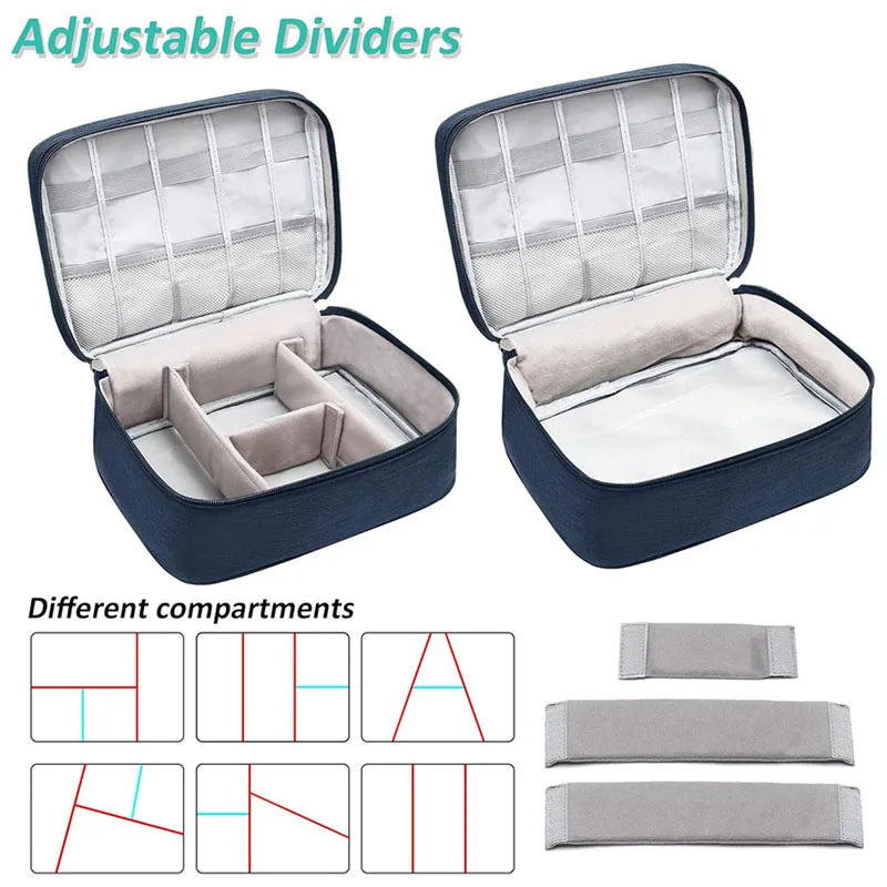 Large Capacity Travel Makeup Brush Organizer Bag Makeup Brush Bag QXL