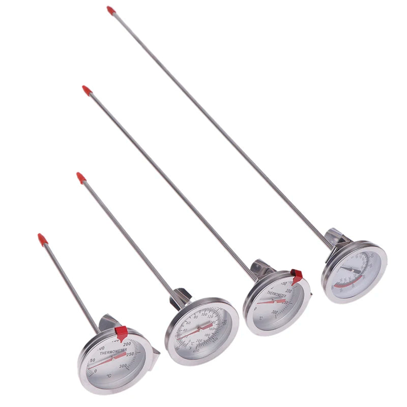 Stainless Steel Dial Probe Thermometer – Milk, Meat & Food Kitchen Thermometer QXL