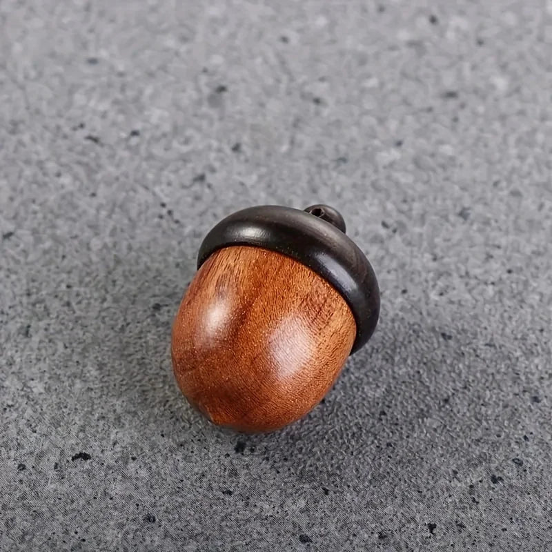 Wooden Acorn Wishing Bottle Keychain | DIY Pendant Charm Keychain Pendant Charm QXL