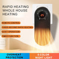 Wall-Mount Mini Space Heater Night Light Remote | Dreamburgh Mini Space Heater QXL EU PLUG