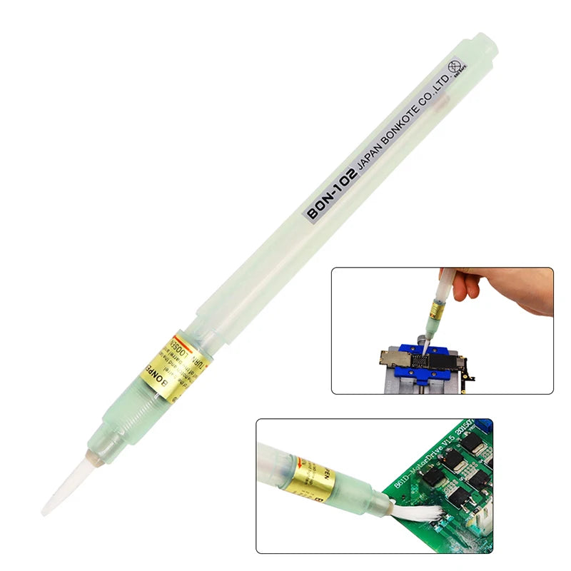 Bonkote BON-102 Flux Pen | Refillable Rosin Solder Applicator Flux Pen Applicator QXL