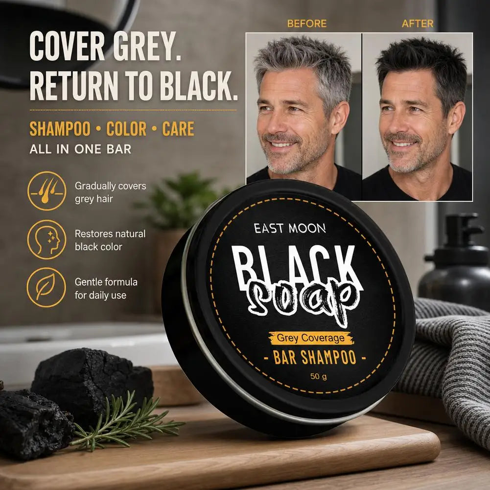 Hair Darkening Shampoo Bar | Gray Coverage & Thickening Hair Darkening Shampoo Bar QXL