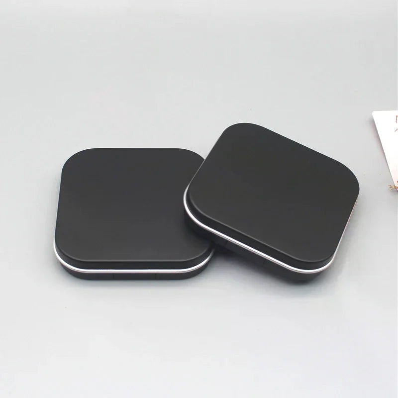 Empty Powder Compact Case with Mirror & Magnetic Closure Refillable Makeup Compact QXL