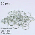 50–150 Pc Dreadlock Hair Rings Cuffs Braids Jewelry Gold Silver Hair Ring Jewelry QXL 50 pcs silver