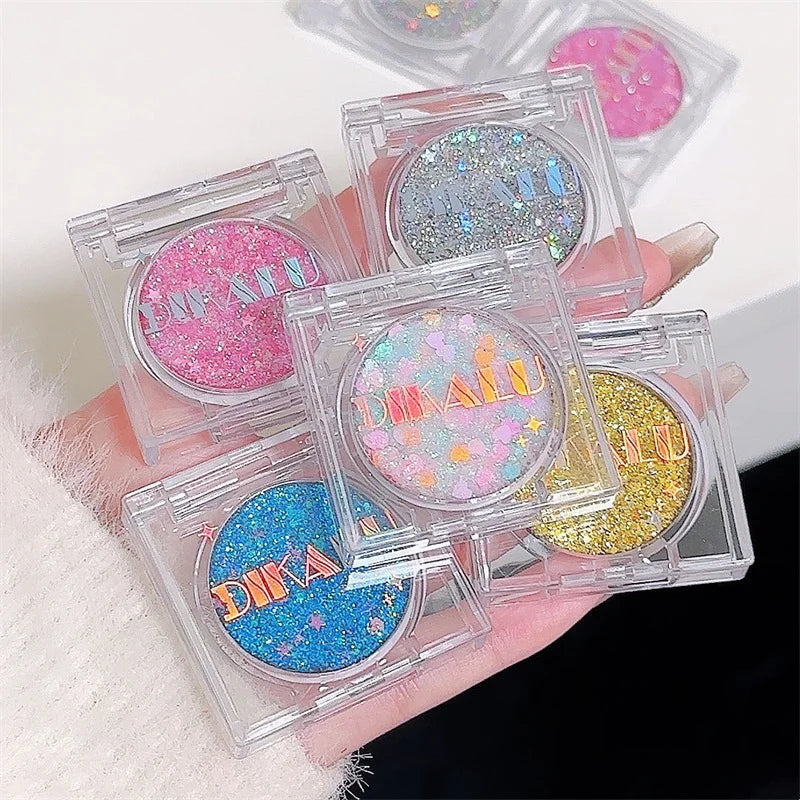 Single-Color Eyeshadow | Matte, Shimmer & Highlighter Palette Eyeshadow Palette QXL