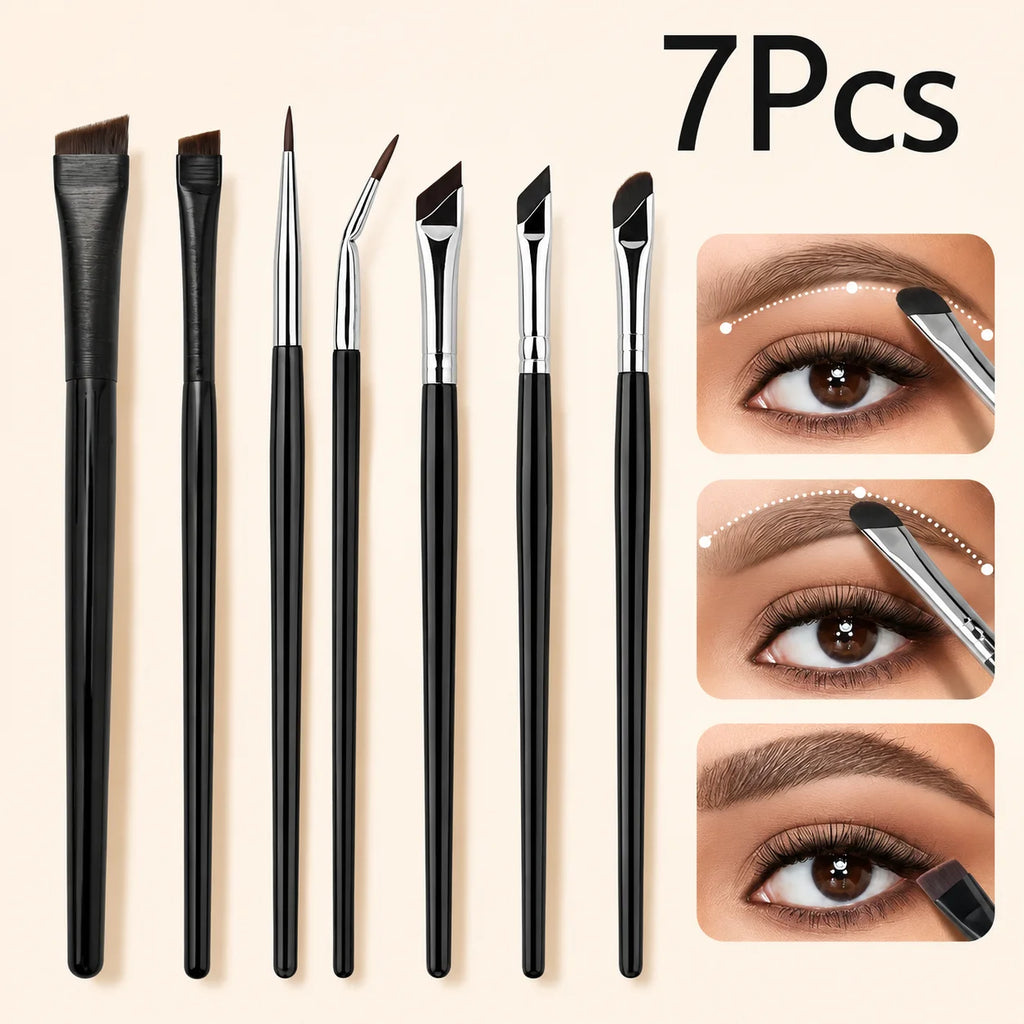 5/7-Pc Precision Eye Makeup Brush Set | Eyeliner & Brow Brushes Eye Makeup Brush Set QXL 7pcs