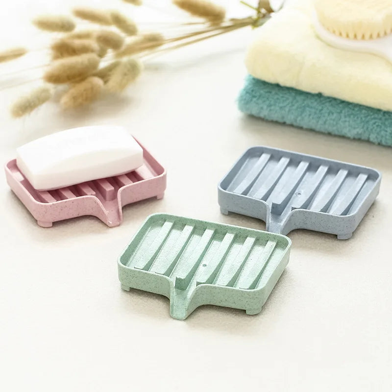 Wheat Straw Draining Soap Dish | Bathroom Soap Holder Soap Dish QXL