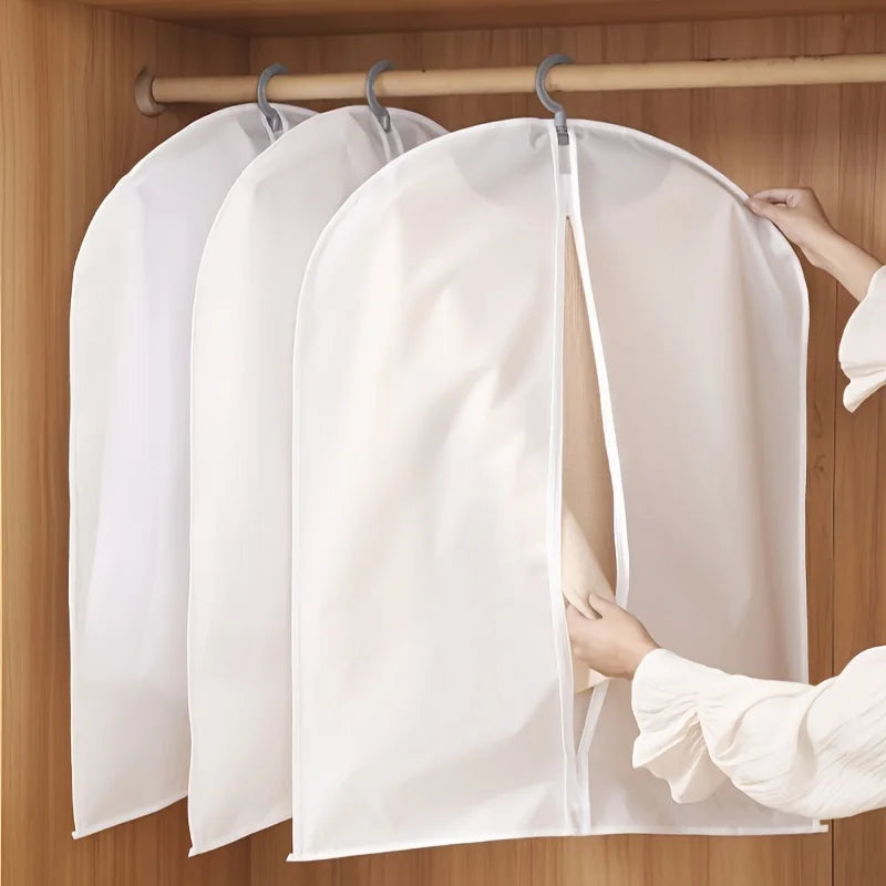 Transparent Garment Bag | Waterproof Hanging Dress Cover Garment Storage Bag QXL