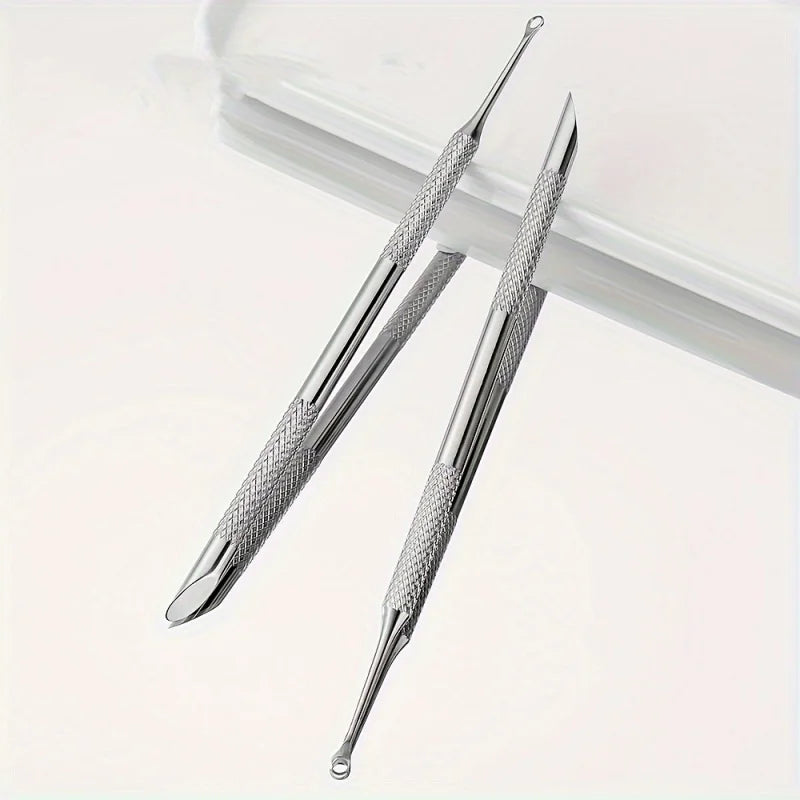 Stainless Steel Cuticle Pusher & Dead Skin Remover | Define Beauty Cuticle Pusher Tool QXL