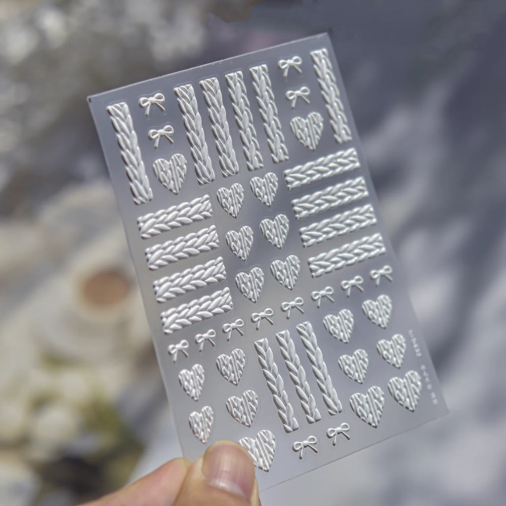 5D Self-Adhesive Nail Stickers & Manicure Decal Sheet Nail Art Stickers QXL to5432