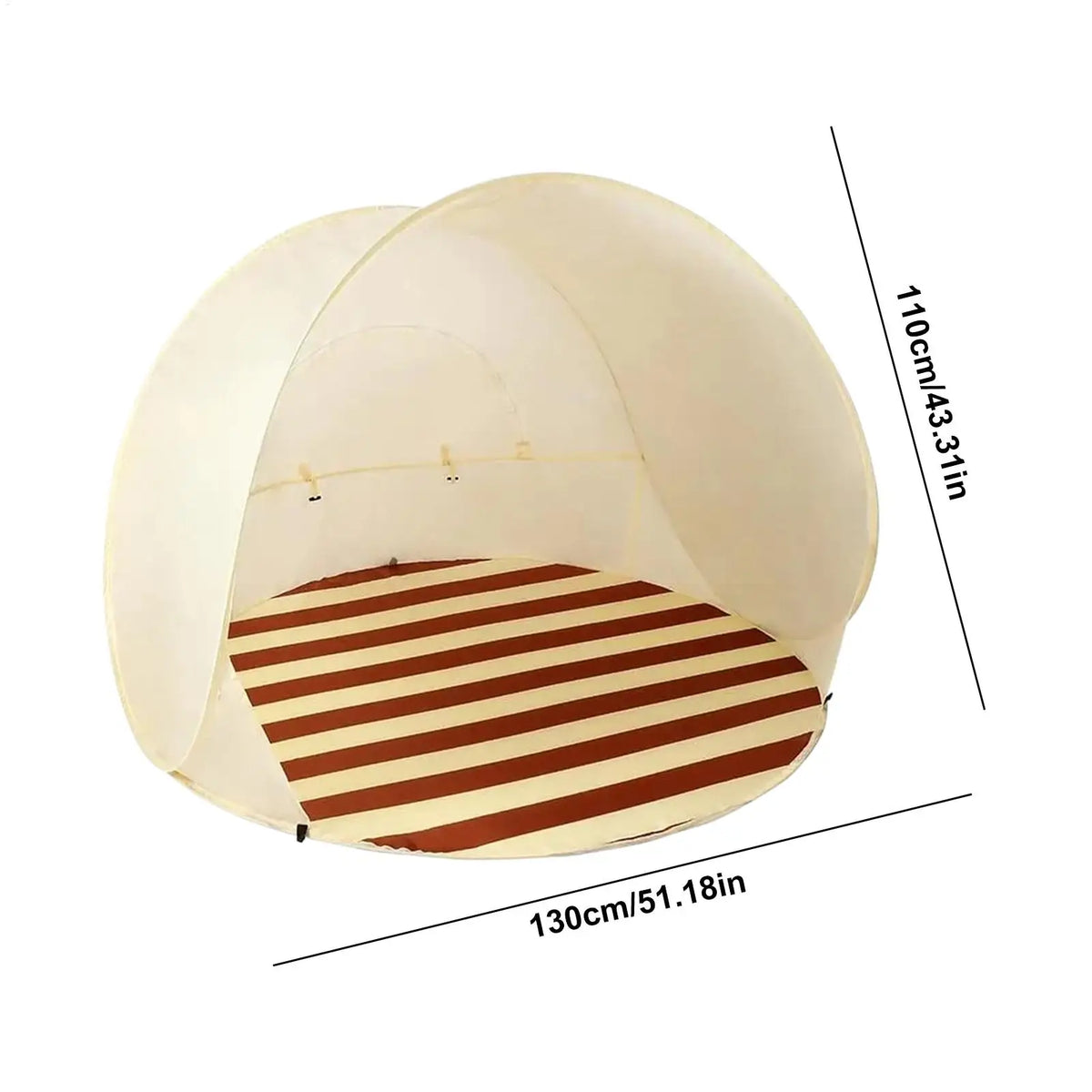 Pop-Up Beach Tent 3–4 Person | UPF 50+ Canopy Shelter Pop-Up Beach Tent QXL