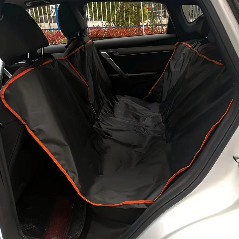 Dog Car Seat Cover | Waterproof Oxford Hammock for Back Seat Dog Car Seat Cover QXL