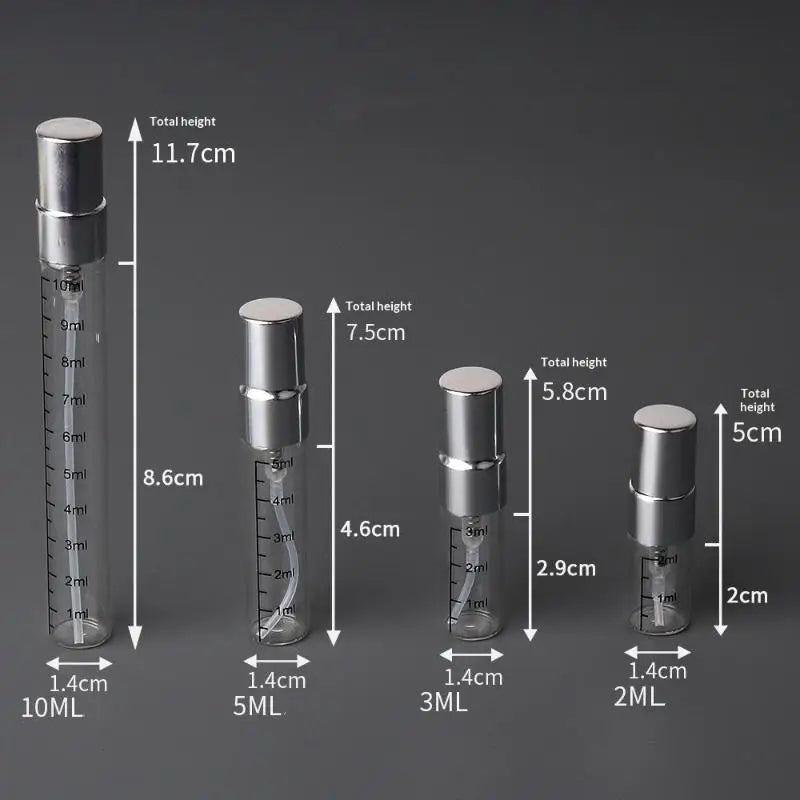 Refillable Glass Perfume Spray Atomiser | Travel Portable Perfume Atomiser QXL
