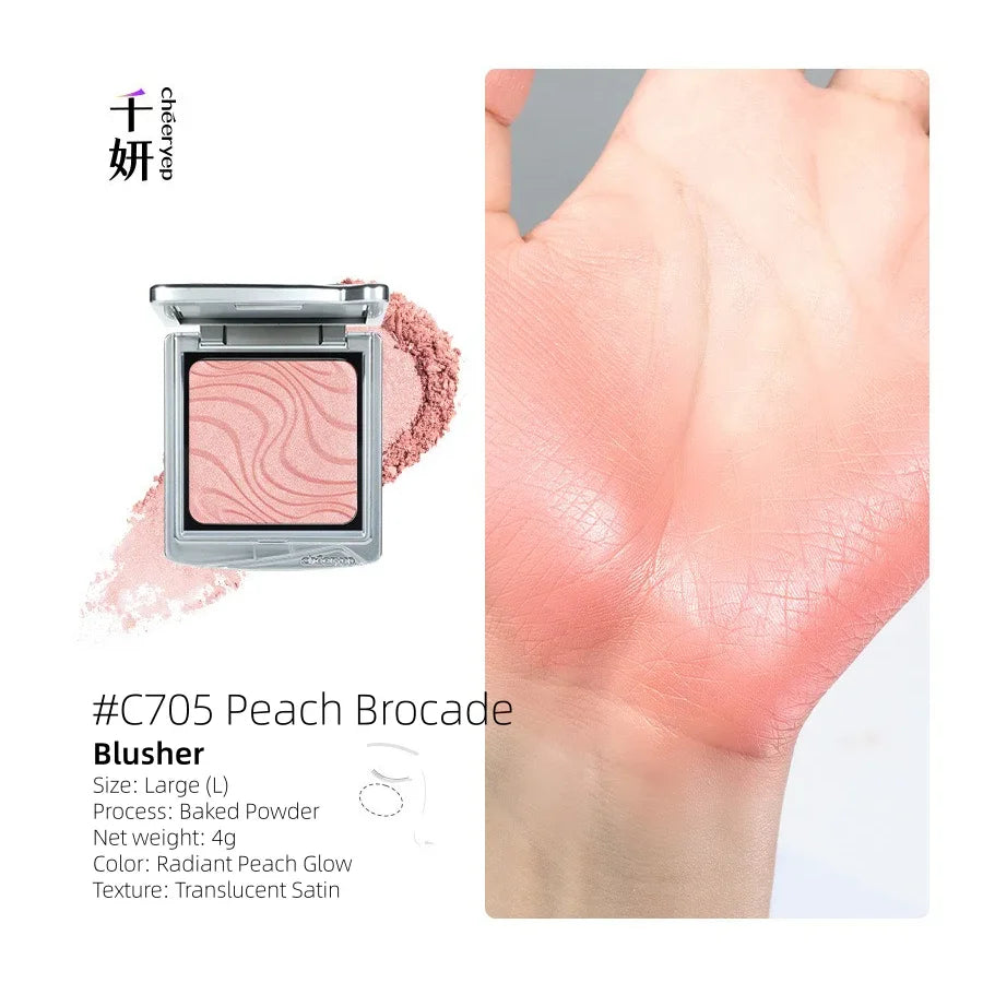 CHEERYEP Liberty Powder Blush 4g | Natural Glow Finish Powder Blush QXL C705