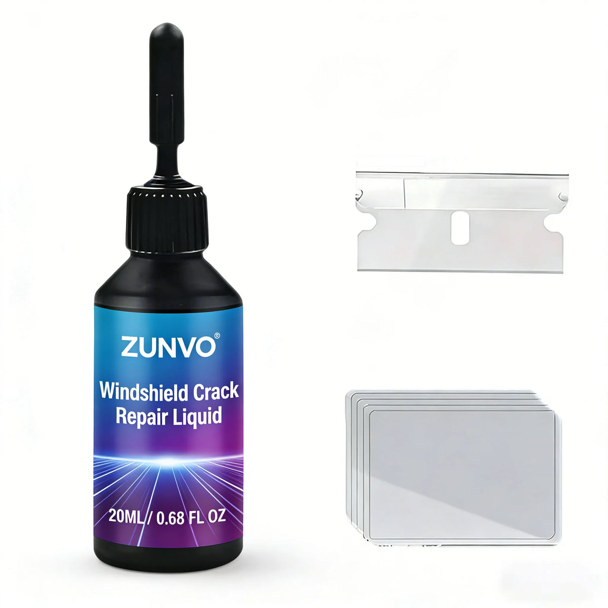 Windshield Crack Repair Resin | Car Glass Chip Fix Kit Windshield Repair Kit QXL
