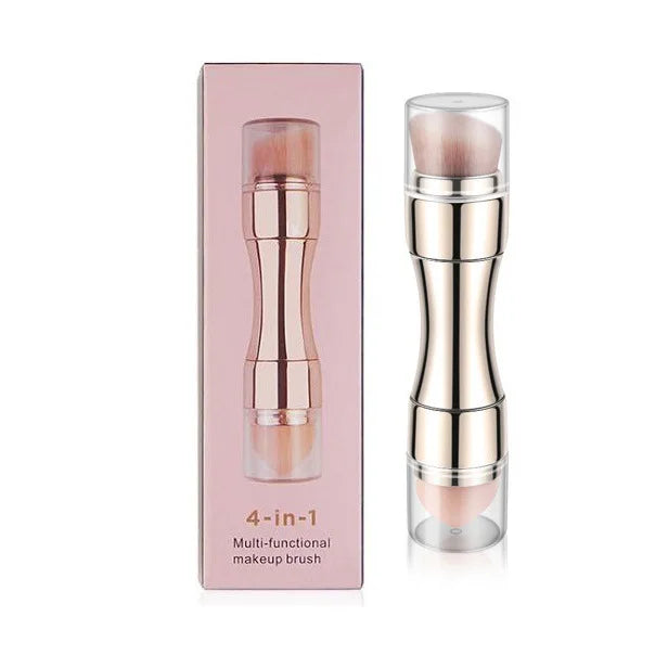 4-in-1 Retractable Makeup Brush | Foundation, Blush & Eye Set Makeup Brush Set QXL