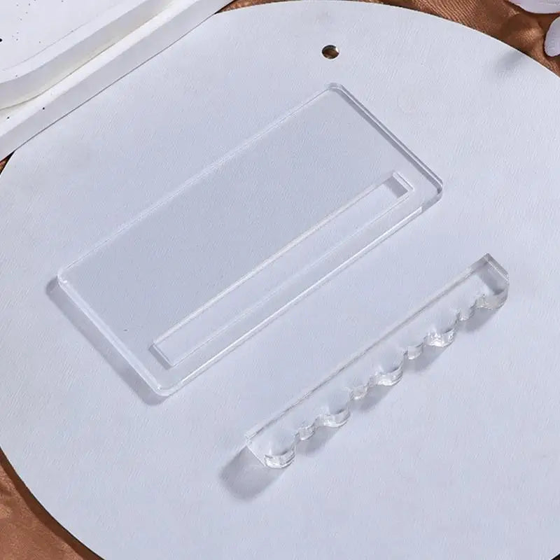 Acrylic Nail Art Palette & Brush Pen Holder Set Nail Art Palette Set QXL