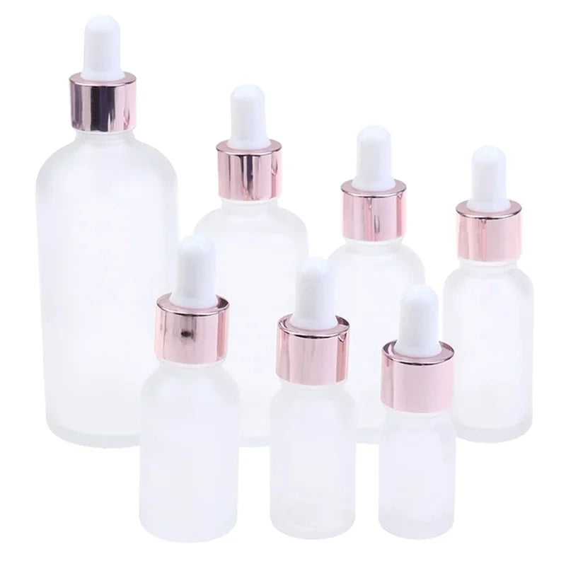 24-Pack 30ml Clear Glass Dropper Bottles with Pipettes Glass Dropper Bottles QXL