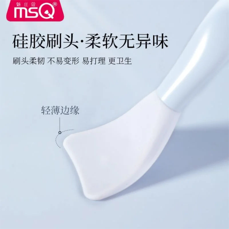 MSQ Dual-Head Foundation & Mask Brush – Angled Crease Foundation Makeup Brush QXL