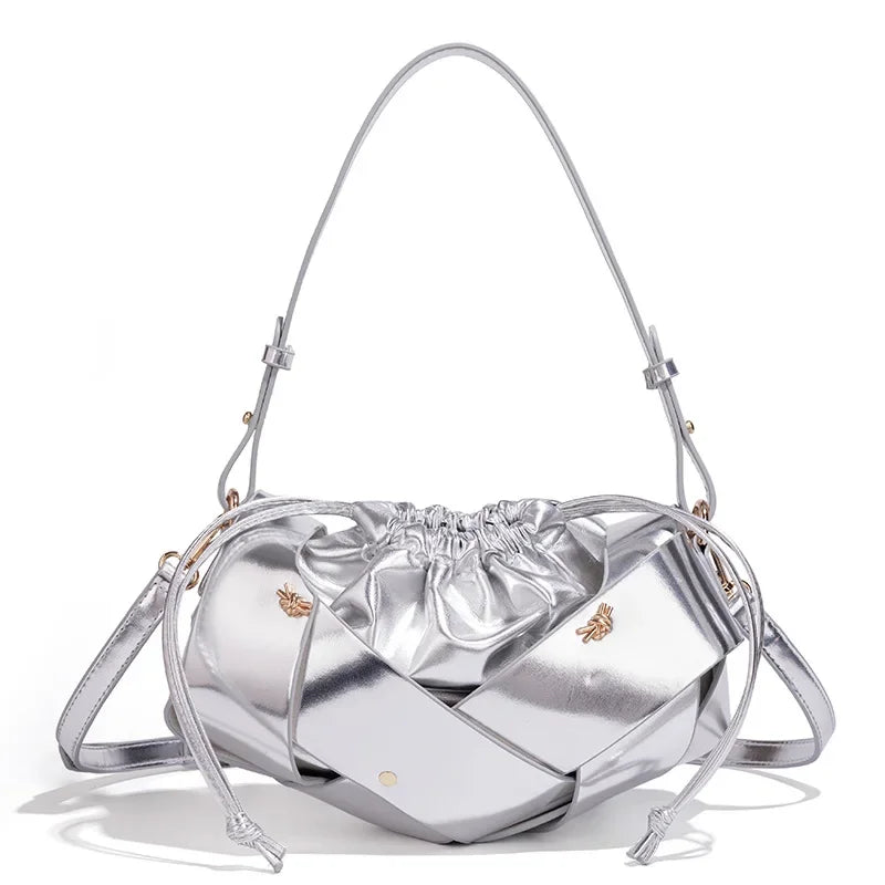 Luxury Faux Leather Diaper Bag | Large Shoulder Tote for Moms Diaper Shoulder Bag QXL