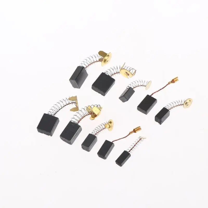 50-Pc Carbon Brush Set | 5 Models for Motors & Power Tools Carbon Brush Set QXL
