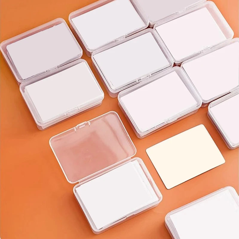 Transparent Playing Card Storage Box | 1 or 3-Pack Organizer Card Storage Box QXL