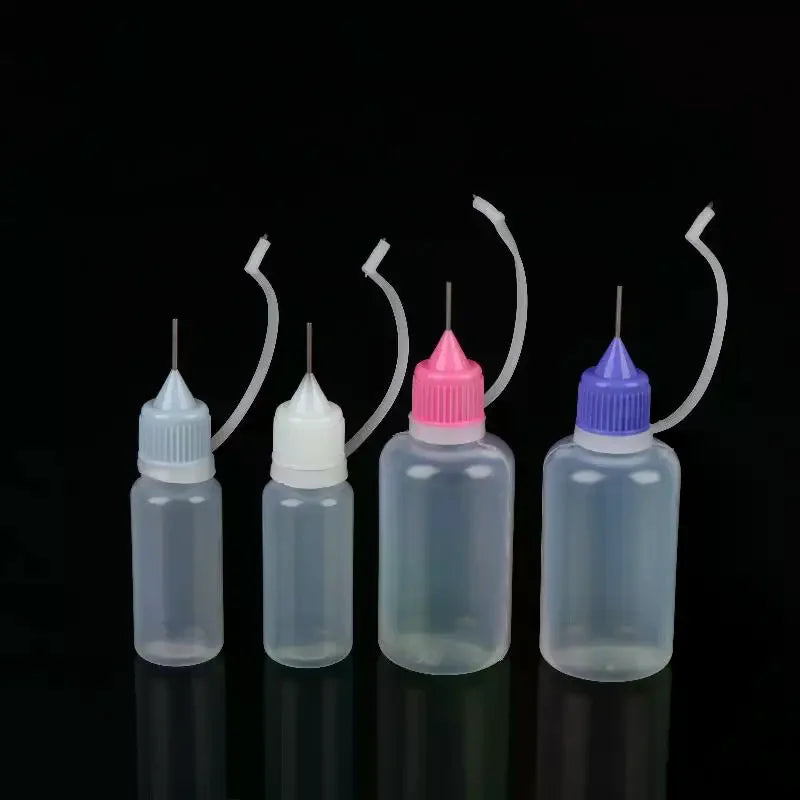 Needle Tip Squeeze Bottles 10ml 30ml | Leak-Proof Set Dispensing Bottle Set QXL