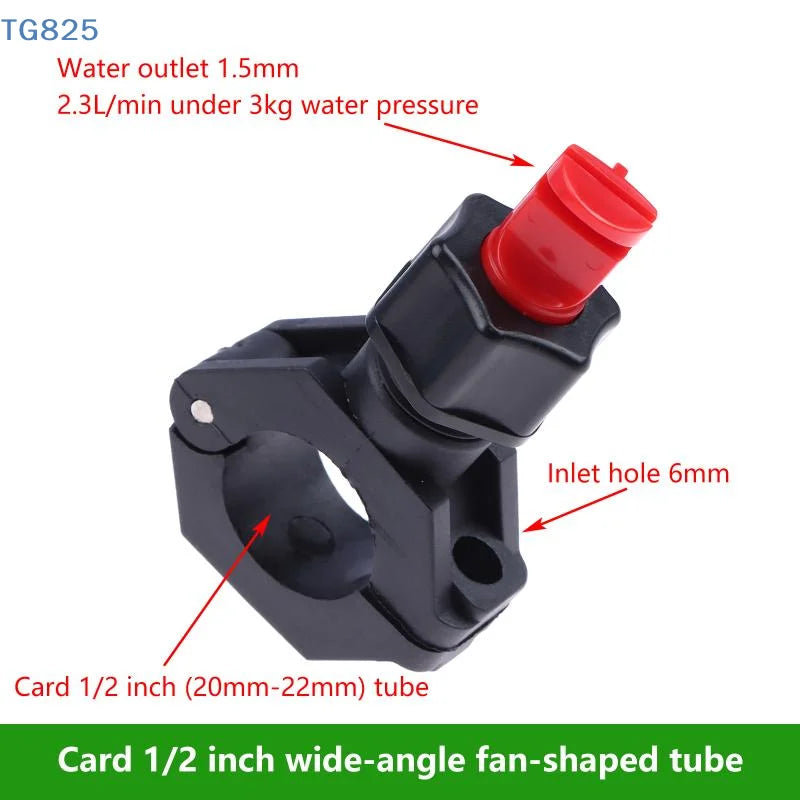 Quick Release Flat Fan Spray Nozzle Clip | Wide Angle PVC Spray Nozzle Clip QXL