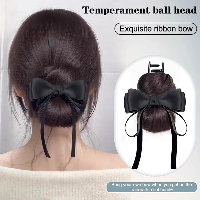 Clip-In Messy Bun Hairpiece | Synthetic Low Bun Updo Clip-In Hair Bun QXL