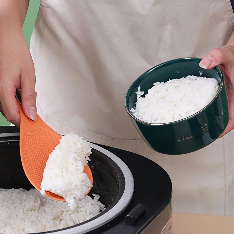 Non-Stick Plastic Rice Paddle & Spoon for Rice Cookers Rice Paddle Spoon QXL
