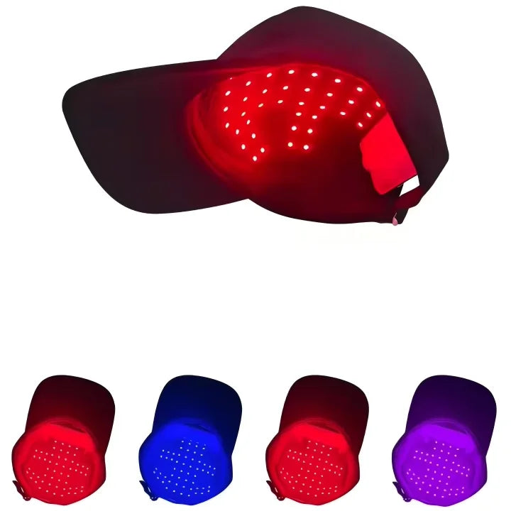 Red & Infrared Light Therapy Hair Growth Cap | USB Charging Light Therapy Hair Cap QXL